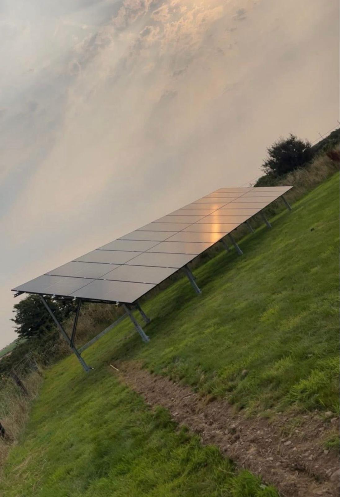 Saunderson Solar engineers installing a solar inverter at a Roscommon property