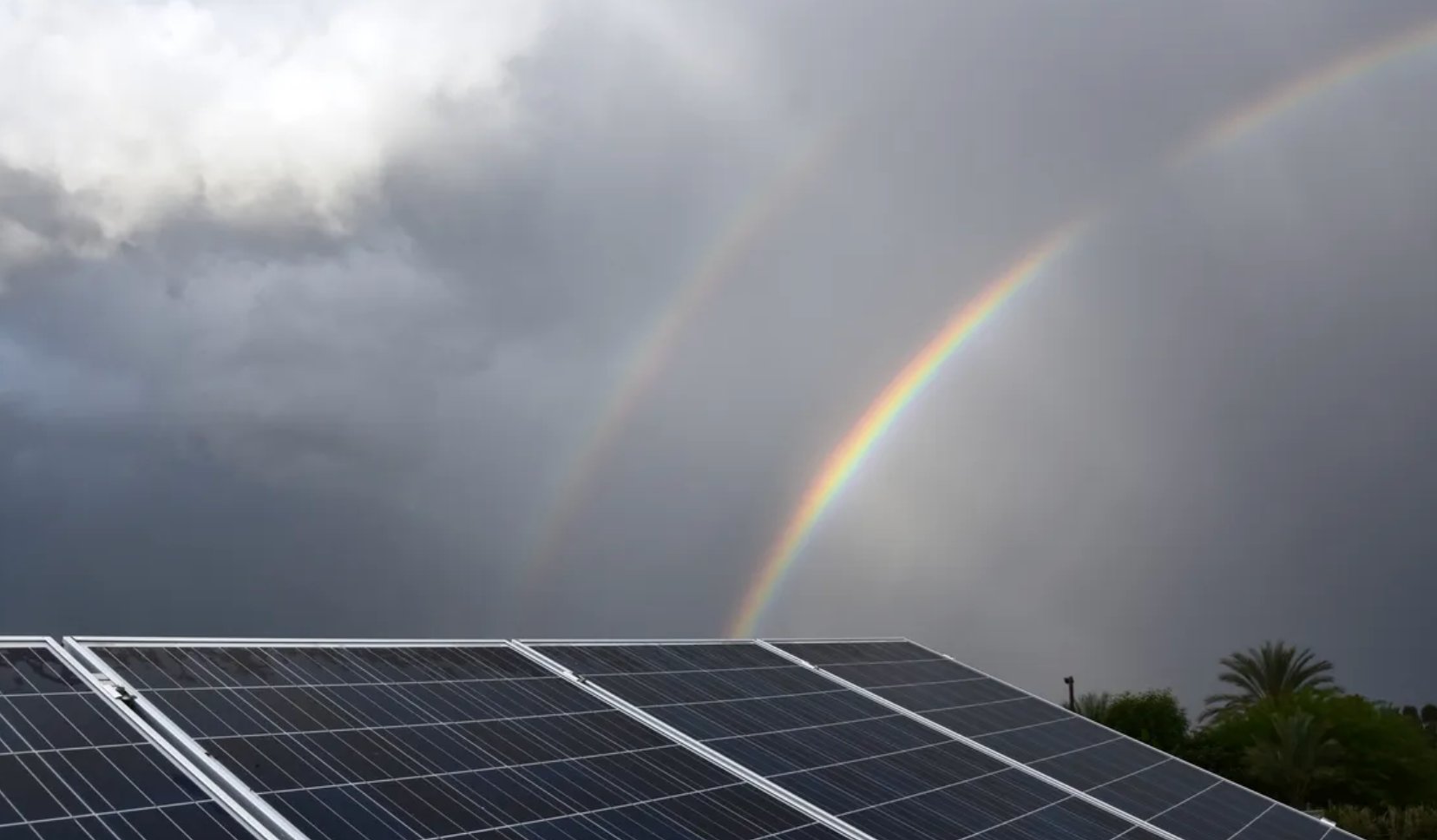 Saunderson Solar panels installed on a commercial rooftop in Roscommon